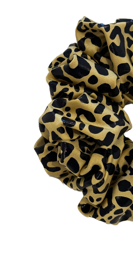 Leopard Print Jumbo Scrunchie