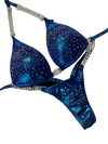 Grape Blue Competition Bikini