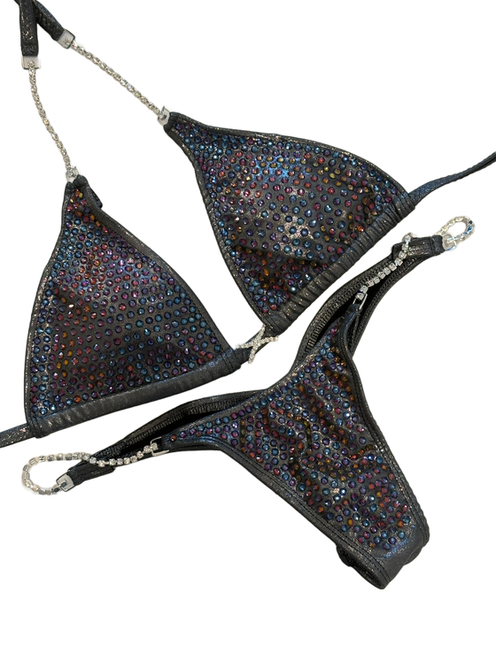 Gunmetal Grey Competition Bikini