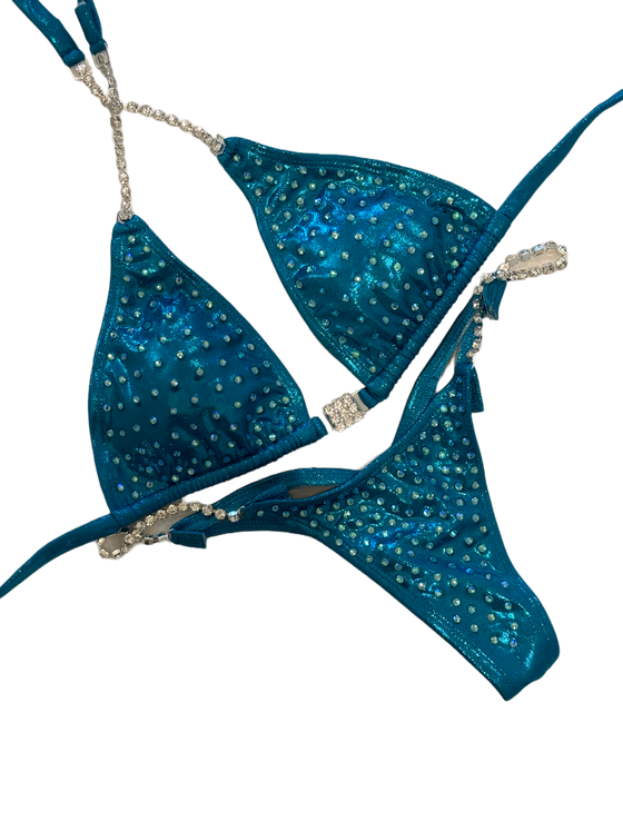 Turquoise Competition Bikini