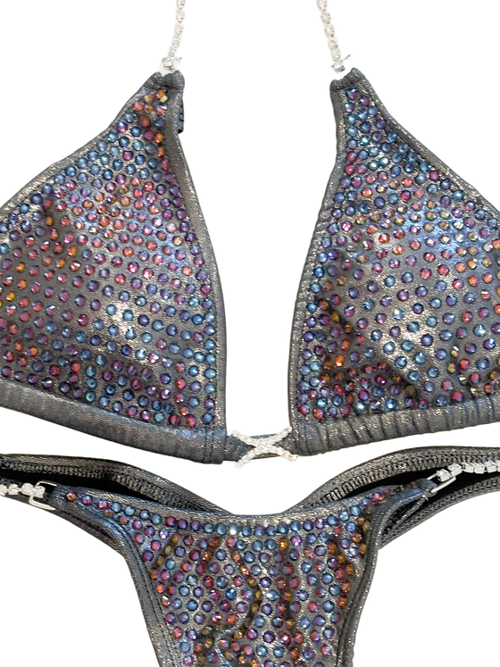 Gunmetal Grey Competition Bikini