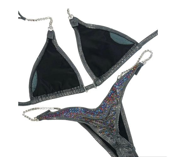 Gunmetal Grey Competition Bikini