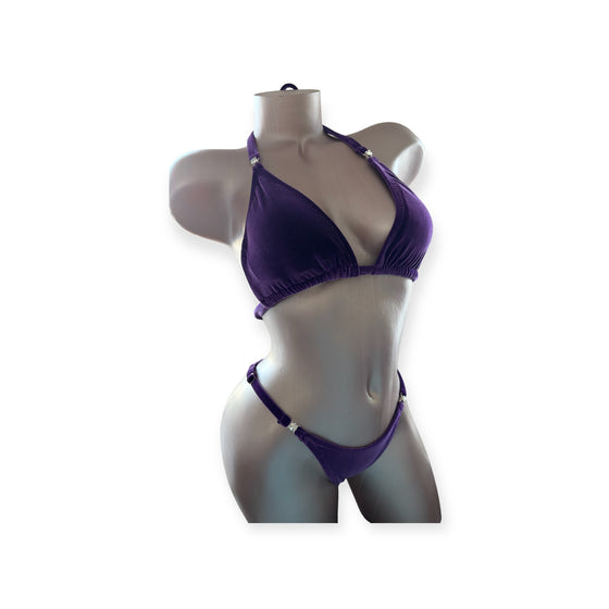 Purple Velvet Posing Suit