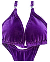 Purple Velvet Posing Suit