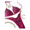 Full Crystal Coverage Bikni