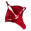 Deep Red Velvet Posing Suit