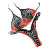 Orange Leopard Bikini